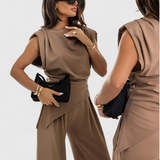 Σέτ Σοφία Ασύμμετρο με Ντραπέ Ώμους