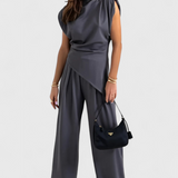 Σέτ Σοφία Ασύμμετρο με Ντραπέ Ώμους