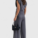 Σέτ Σοφία Ασύμμετρο με Ντραπέ Ώμους