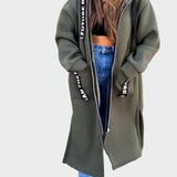 Μακρύ Παλτό με Κουκούλα