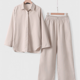 Σετ Δύο Τεμαχίων από Βαμβάκι και Λινό