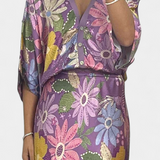 Shae Απαλό Σετ με Μπλούζα και Φλοράλ Φούστα Γοργονέ