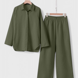 Σετ Δύο Τεμαχίων από Βαμβάκι και Λινό