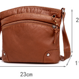 Φρέγια - Δερμάτινη Τσάντα Ώμου