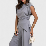 Σέτ Σοφία Ασύμμετρο με Ντραπέ Ώμους