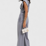 Σέτ Σοφία Ασύμμετρο με Ντραπέ Ώμους