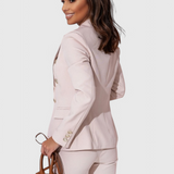 Ροζαλίν Κομψό Σετ με Blazer και Παντελόνι