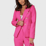 Ροζαλίν Κομψό Σετ με Blazer και Παντελόνι