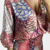 Shae Απαλό Σετ με Μπλούζα και Φλοράλ Φούστα Γοργονέ