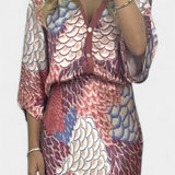 Shae Απαλό Σετ με Μπλούζα και Φλοράλ Φούστα Γοργονέ