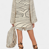 Amalia Πουκαμισένιο Σετ με Στάμπα και Ελαστικό Σορτς