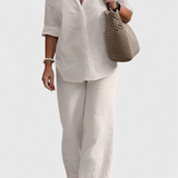 Σετ Δύο Τεμαχίων από Βαμβάκι και Λινό