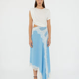 Alice | Φόρεμα midi με στριφτή λεπτομέρεια τύπου μπλούζας