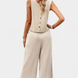 Lavinia Boho Σετ με Αέρινο Τοπ και Σορτς από Λινό και Βαμβάκι