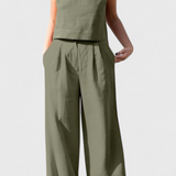 Yvanne Καλοκαιρινό Αμάνικο Σετ Vintage