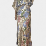 Shae Απαλό Σετ με Μπλούζα και Φλοράλ Φούστα Γοργονέ