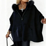 ARABELLE™ | Κάζουαλ Παρκά με Κουκούλα και Γούνα