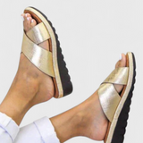 Annelym Ορθοπεδικά Wedge Σανδάλια για Εξωτερικούς Χώρους