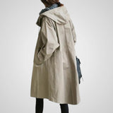 Βάνι | Κομψό Αδιάβροχο Μπουφάν με Κουκούλα