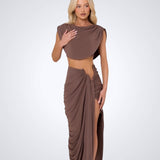 Kaia - Μάξι Σετ με Μεταλλικές Λεπτομέρειες