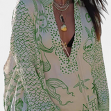 Amalia Πουκαμισένιο Σετ με Στάμπα και Ελαστικό Σορτς