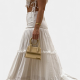 Ilys Ρομαντικό Σετ με Τοπ από Δαντέλα και Μακριά Ογκώδη Φούστα