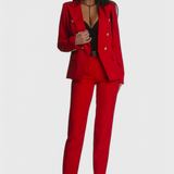 Ροζαλίν Κομψό Σετ με Blazer και Παντελόνι