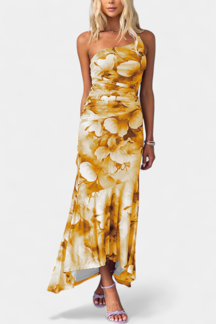 Abigail Μακρυμάνικο Φλοράλ Φόρεμα