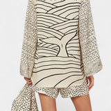 Amalia Πουκαμισένιο Σετ με Στάμπα και Ελαστικό Σορτς