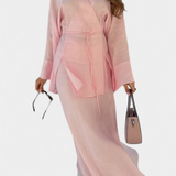 Zelda Σετ με Πουκάμισο με Λαιμόκοψη V και Φούστα με Άνοιγμα