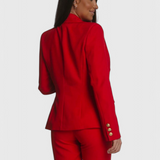 Ροζαλίν Κομψό Σετ με Blazer και Παντελόνι