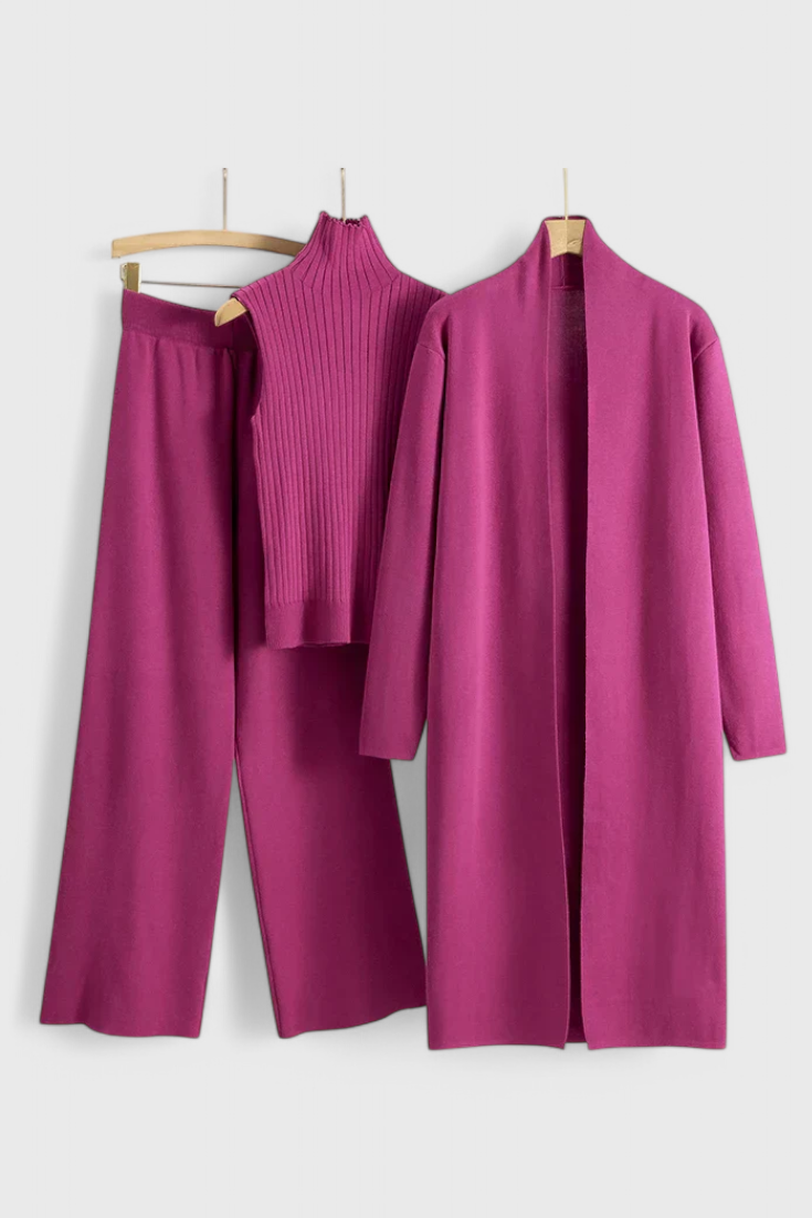 Mahalia Πλεκτό Σετ Τριών Τεμαχίων