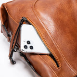 Νόρα - Καθημερινή Δερμάτινη Τσάντα