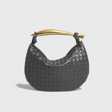 Τσάντα Gerda Bolso Woven με Χρυσή Λαβή