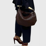 Τσάντα Gerda Bolso Woven με Χρυσή Λαβή