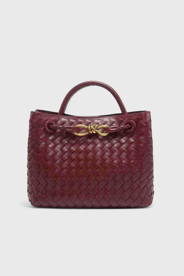 Τσάντα Ημέρας Πλεκτή Ινδigo