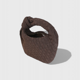 Τσάντα Mini Remi Woven με Λεπτομέρεια Κόμπου