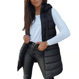 Μακρύ Γυναικείο Αμάνικο Μπουφάν