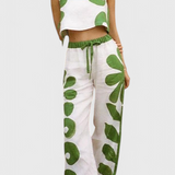 Serafina Boho Σετ με Λουλουδάτο Μοτίβο χωρίς Μανίκια