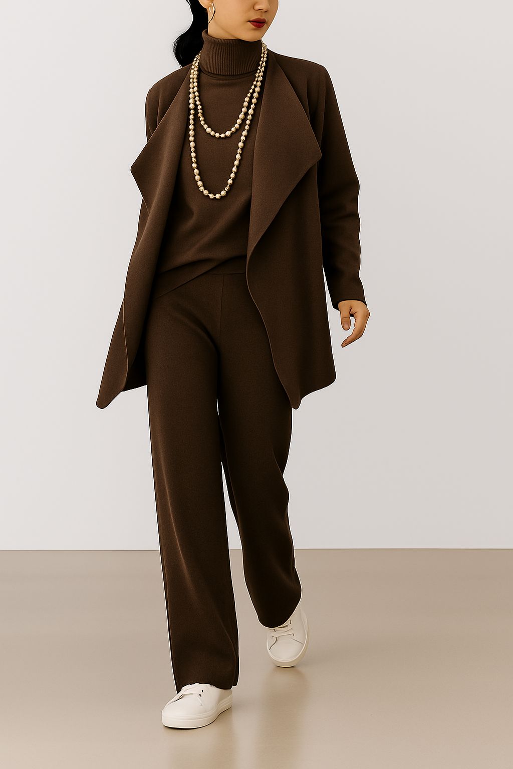 Melina | Σύνολο Καρντιγκάν, Πλεκτό & Παντελόνι "ΠΑΡΙΣΙ"