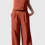 Yvanne Καλοκαιρινό Αμάνικο Σετ Vintage