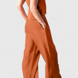 Yvanne Καλοκαιρινό Αμάνικο Σετ Vintage