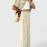 Lani Χαλαρό Σετ Δύο Τεμαχίων με Πουκάμισο και Παντελόνι