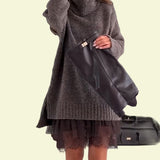 Δύο τεμαχίων casual σετ με δαντελένιο ζιβάγκο