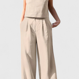 Yvanne Καλοκαιρινό Αμάνικο Σετ Vintage