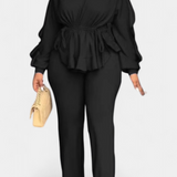 Charmed Σετ 2 Τεμαχίων με Βολάν και Κορδόνι