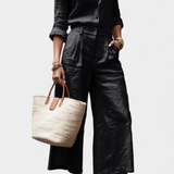 Σετ Σαμπίνα Ροζ με Αέρινο Πουκάμισο και Παντελόνια Κάπρι