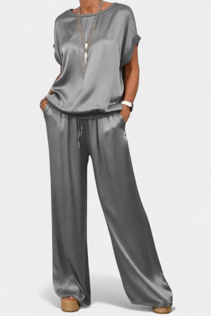 Blasa Ανοιξιάτικο Σετ Δύο Τεμαχίων με Εκλεπτυσμένο Στυλ