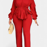 Charmed Σετ 2 Τεμαχίων με Βολάν και Κορδόνι