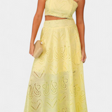 Danitza Ρομαντικό Σετ με Δαντέλα και Διάτρητο Φλοράλ Σχέδιο